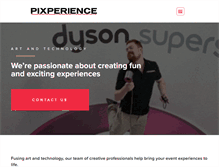 Tablet Screenshot of pixperience.com